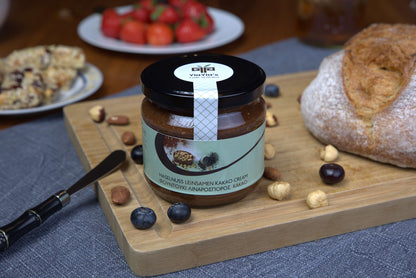 Haselnuss Leinsamen Kakao Creme